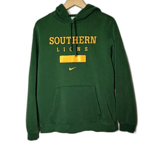 Vintage Nike Southern Lions Hoodie Green Gold Medium